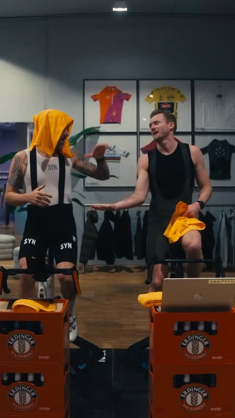 Instagram post by @canyon_road_ for Garmin. Caption reads: Training with a world champ 🙌 Thx @andreschuerrle....