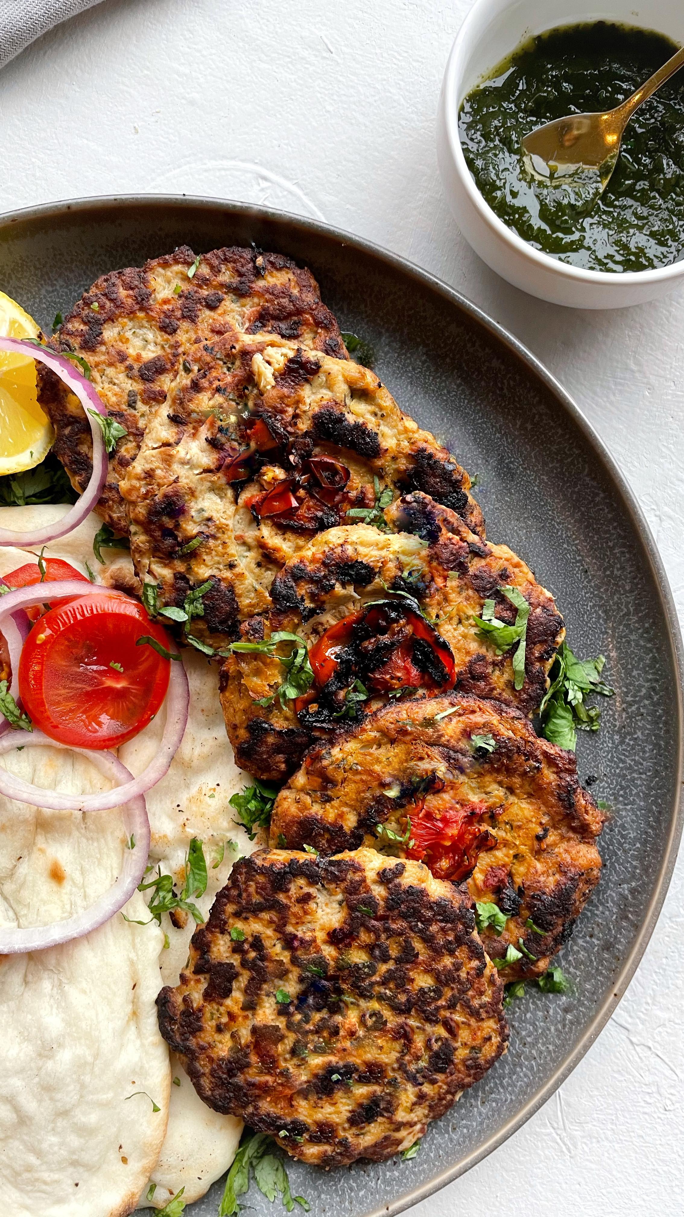 Instagram post by @myuniversalkitchen for thefeedfeed. Caption reads: (ad) Comment ‘RECIPE’ to have this Chapli Kababs....