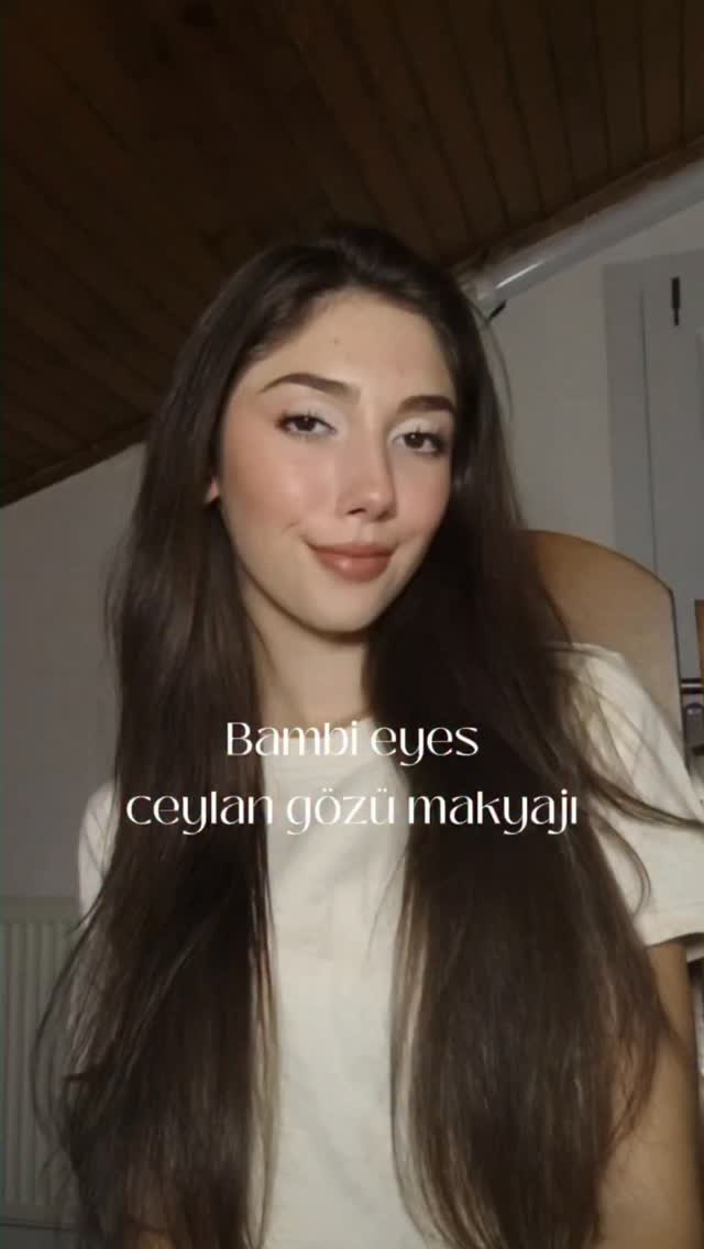 Instagram post by @nilmakyajyapiyor for KIKO Milano. Caption reads: ✨ Bambi Eyes (Ceylan Gözü Makyajı) yapıyoruz💕
👁️....