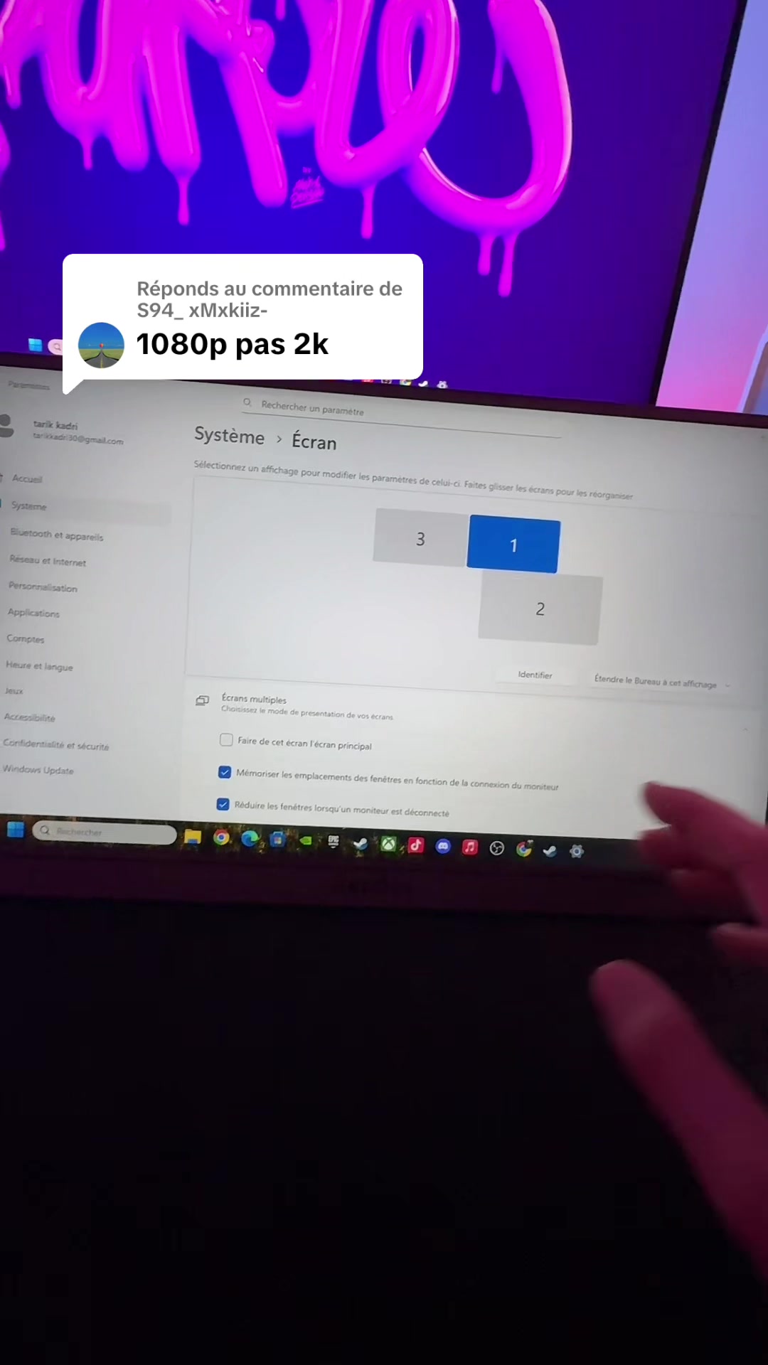 TikTok post by @tr2k___ for ARZOPA. Caption reads: [...] souhaitez vous le procurer !....