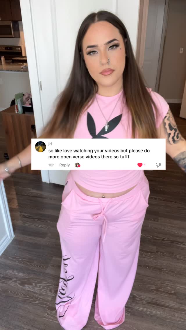 Instagram post by @sierra2tuff for Missguided. Caption reads: My pink fitt 💕💕details below Shop MISSGUIDED,....
