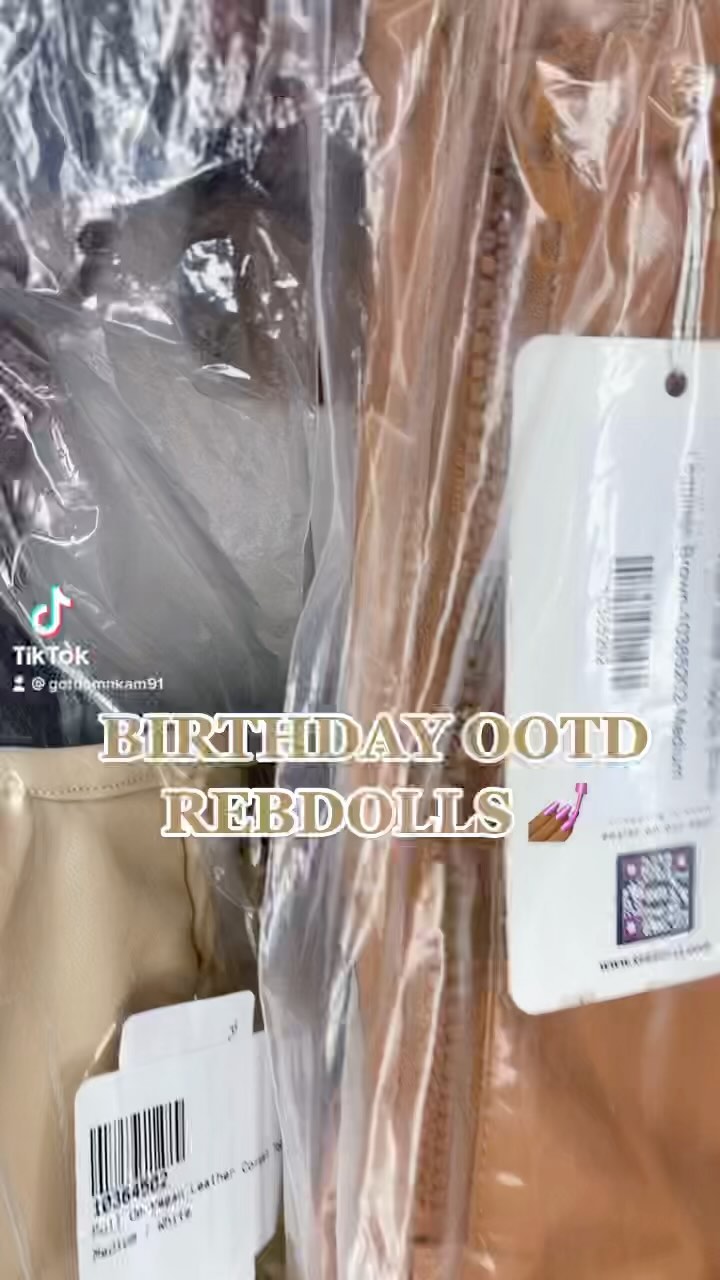 Instagram post by @gotdamnkam for REBDOLLS. Caption reads: MY Birthday OOTD!! @rebdolls Always saves the day....
