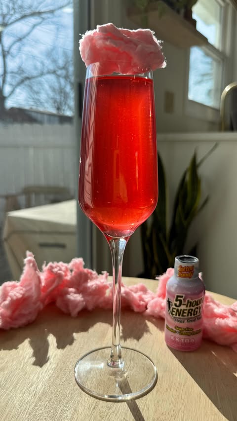 Instagram post by @mocktailgirlie for 5-hour ENERGY. Caption reads: [...] of my Make This For... series with....