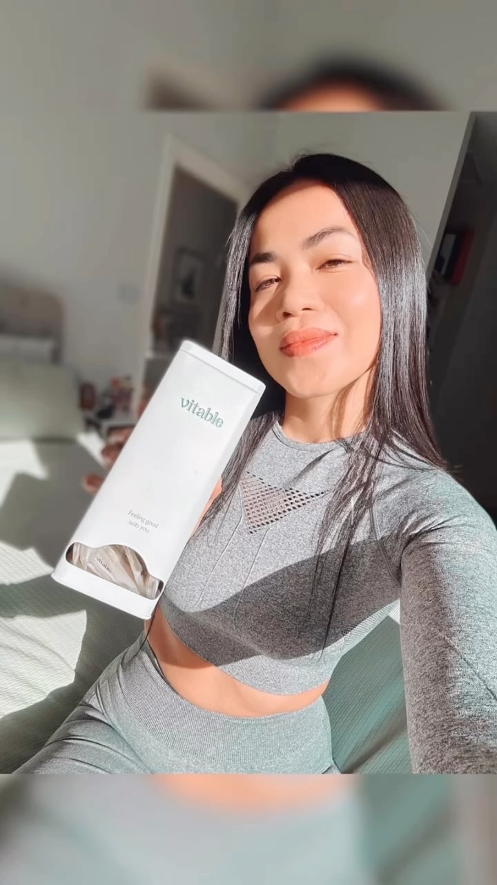 Instagram post by @dejoeyann for Vitable. Caption reads: 𝗦𝘁𝗶𝗹𝗹 𝘁𝗵𝗶𝗻𝗸𝗶𝗻𝗴 𝗮𝗯𝗼𝘂𝘁....