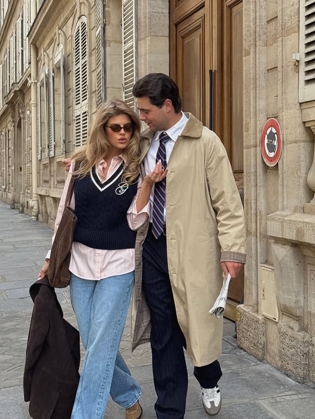 Instagram post by @franziskanazarenus for GANT. Caption reads: you + me in Paris ✨ @gant / Anzeige.