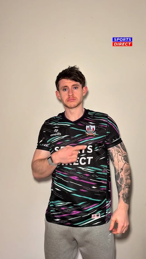 Instagram post by @gaz_gaelic_guide for Sports Direct. Caption reads: [...] 12 in the rotation. All through Sports....