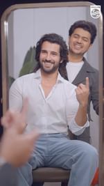 Instagram post by @adityaseal for Philips News. Caption reads: Transform your grooming routine with the Philips....
