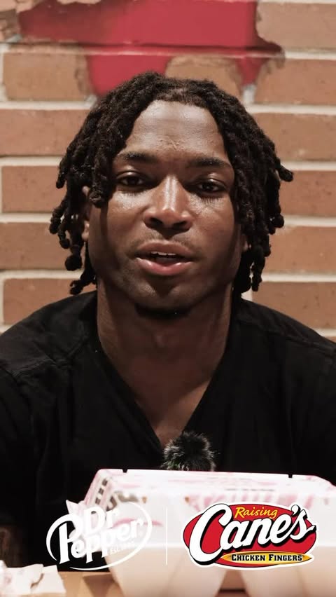 Instagram post by @dangelopondss for Dr Pepper. Caption reads: Fueling up for the big game with @raisingcanes &....