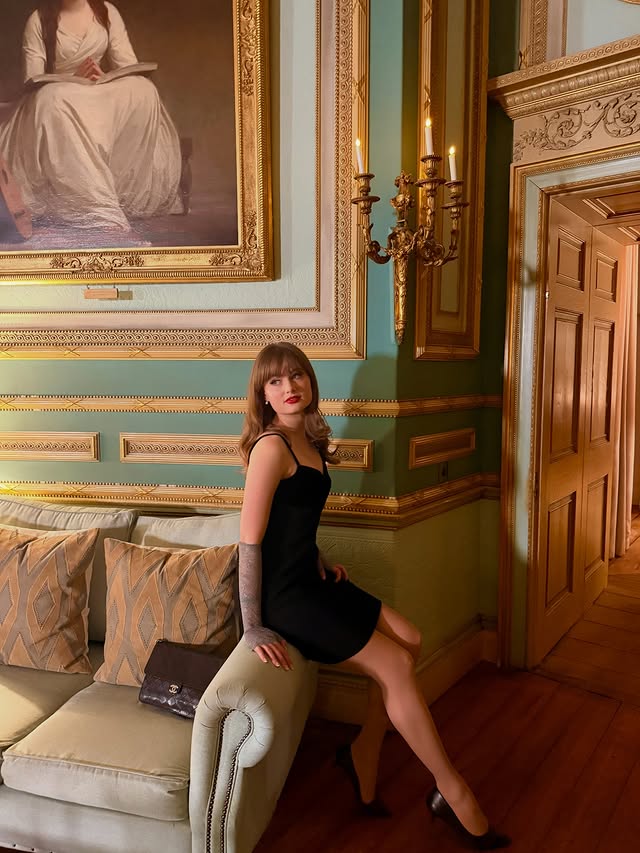 Instagram post by @thehistorygossip for Swinton Estate. Caption reads: I can’t get over this place @swintonestate #AD....