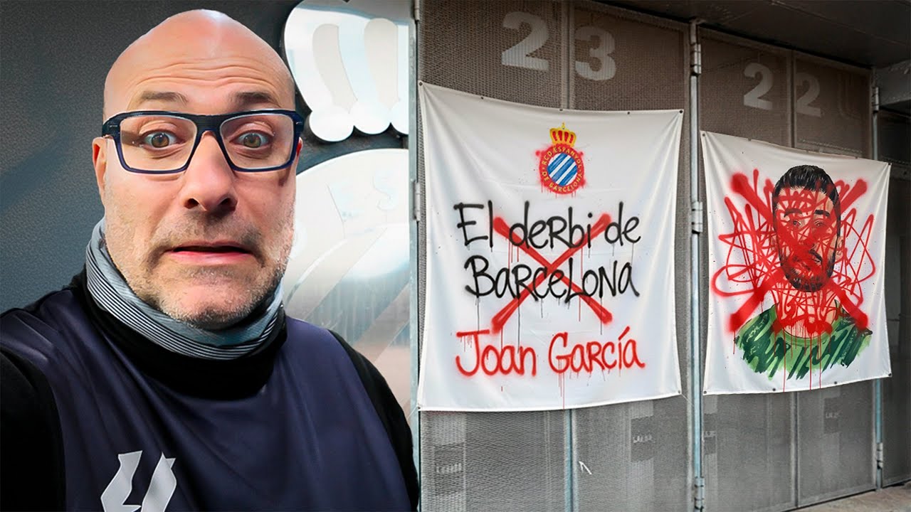 YouTube post by @MiguelAngelRoman for Siroko. Caption reads: The History of the Barcelona Derby and the Return....