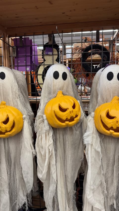 Instagram post by @zaires.spooks for World Market. Caption reads: Halloween came early at World Market this year🎃....