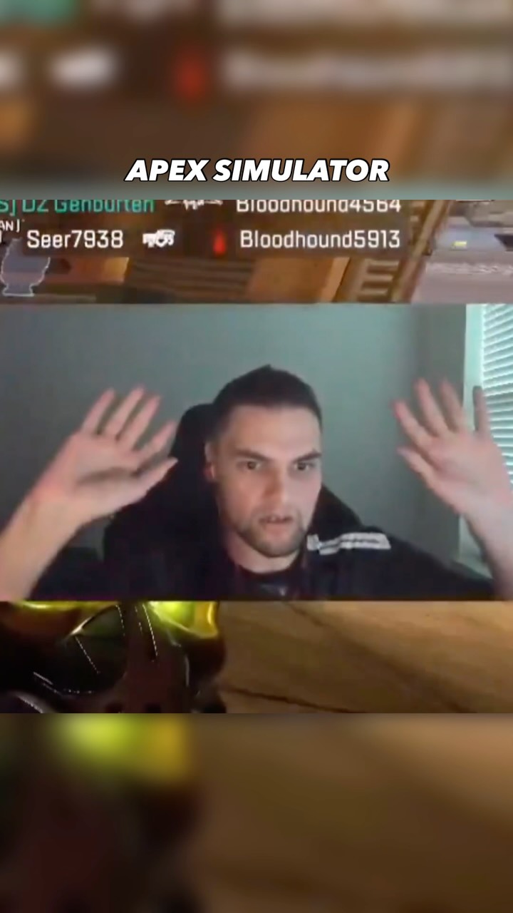 Instagram post by @plutocartier for Apex Legends. Caption reads: Apex Legends Simulator via/cybercatsgg
DM for....