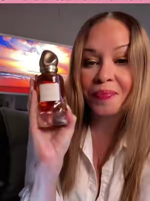 TikTok post by @nobodyaskedbeauty for Donna Karan New York. Caption reads: This is the kind of fragrance people start....