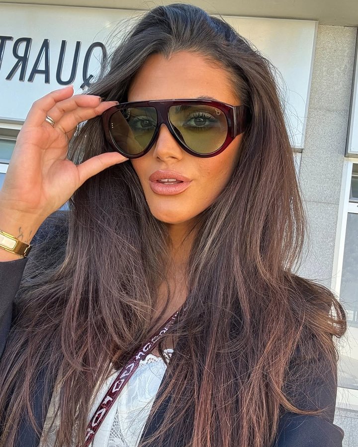 Instagram post by @giuliacordaro for OS Sunglasses. Caption reads: New Obsession: Unlocked🔓😎 #gifted by....