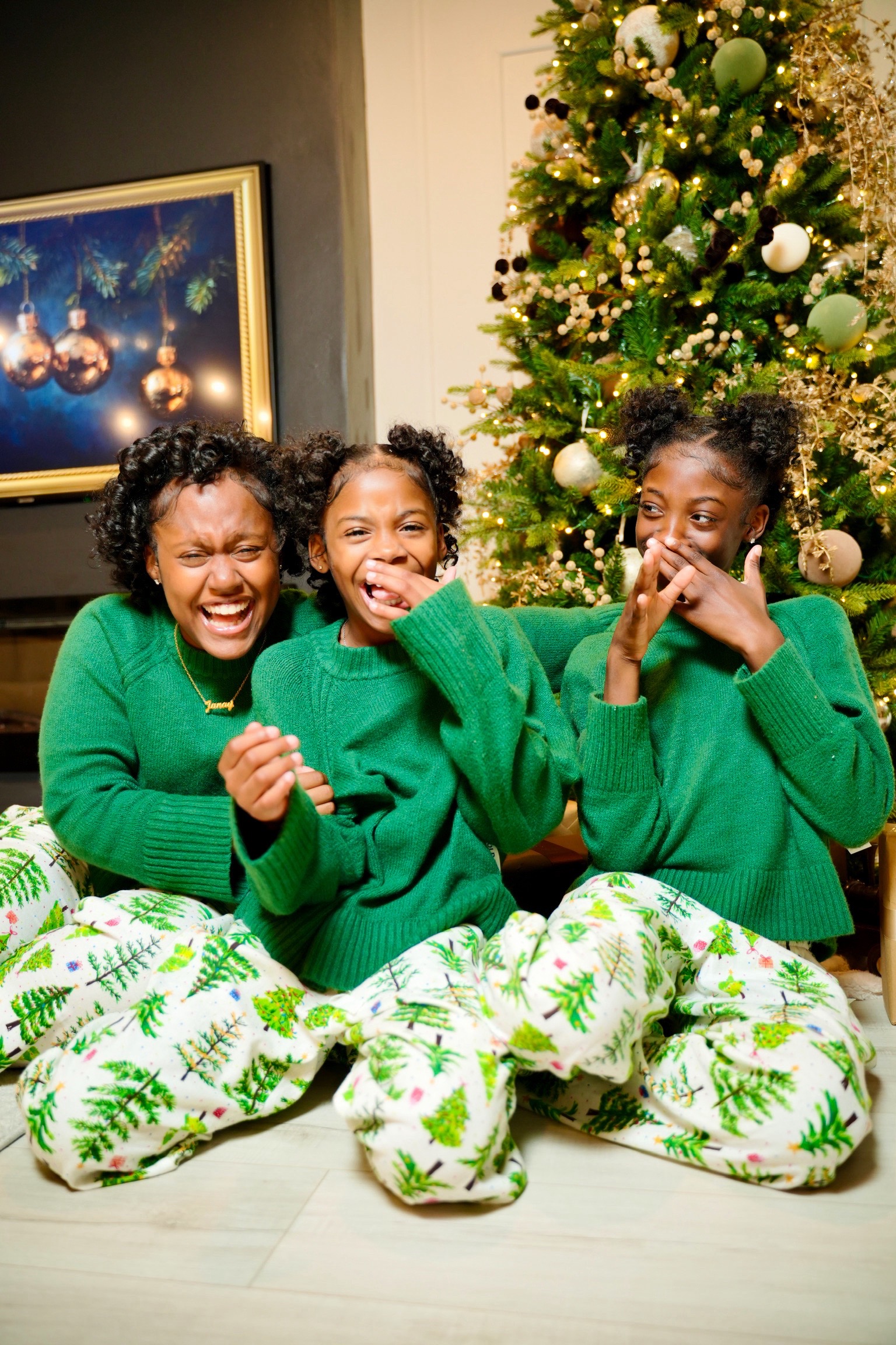 TikTok post by @watchcrissywork for Old Navy. Caption reads: My greatest blessing didn’t come wrapped under the....