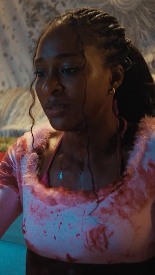 Instagram post by @chris.angelis for Tubi. Caption reads: me joining the live 👁️👄👁️

Glamping is now....