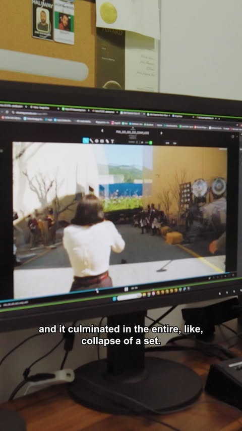 Instagram post by @wyliecovfx for AMD. Caption reads: [...] / Comedy Series. See how this lean team used....