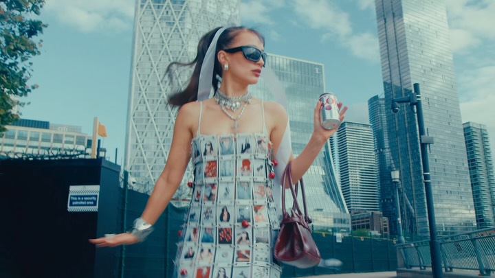 Instagram post by @imi___studios for Diet Coke. Caption reads: #ad FASHION WEEK READY with @dietcoke @dietcokegbi....