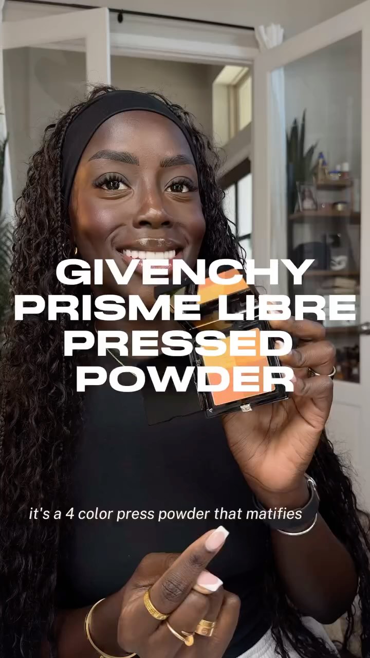 Instagram post by @golloria for Givenchy Beauty. Caption reads: @givenchybeauty a game changer for ultra-blurred....