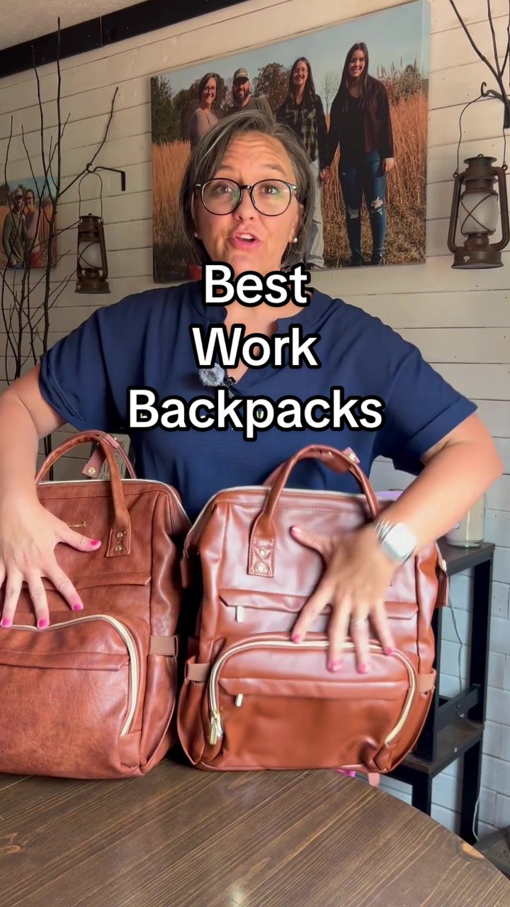 TikTok post by @wittymelissa for Lovevook. Caption reads: @Lovevook Bags #backpack #schoolbag #fypage [...].