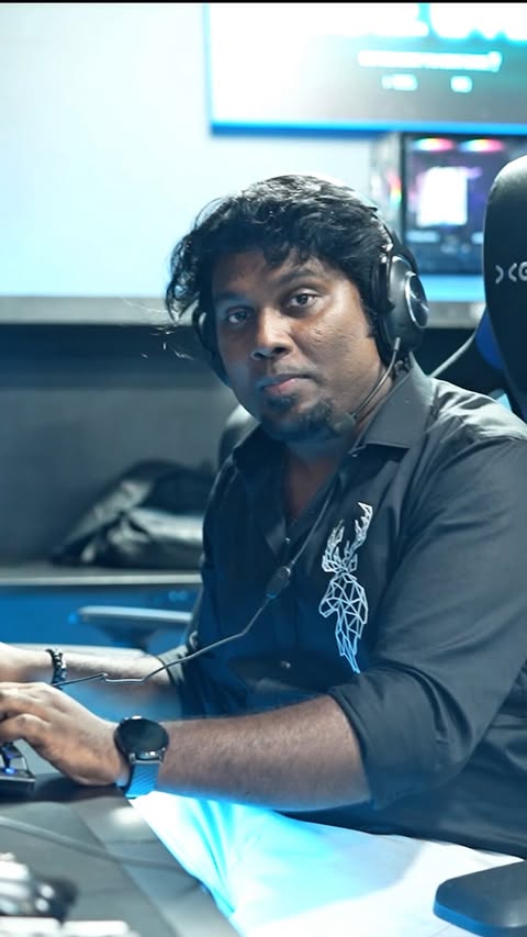 Instagram post by @manguni_gamer for NVIDIA GeForce. Caption reads: Resident Evil NVIDIA Launch Event Chennai 🤩🤩....