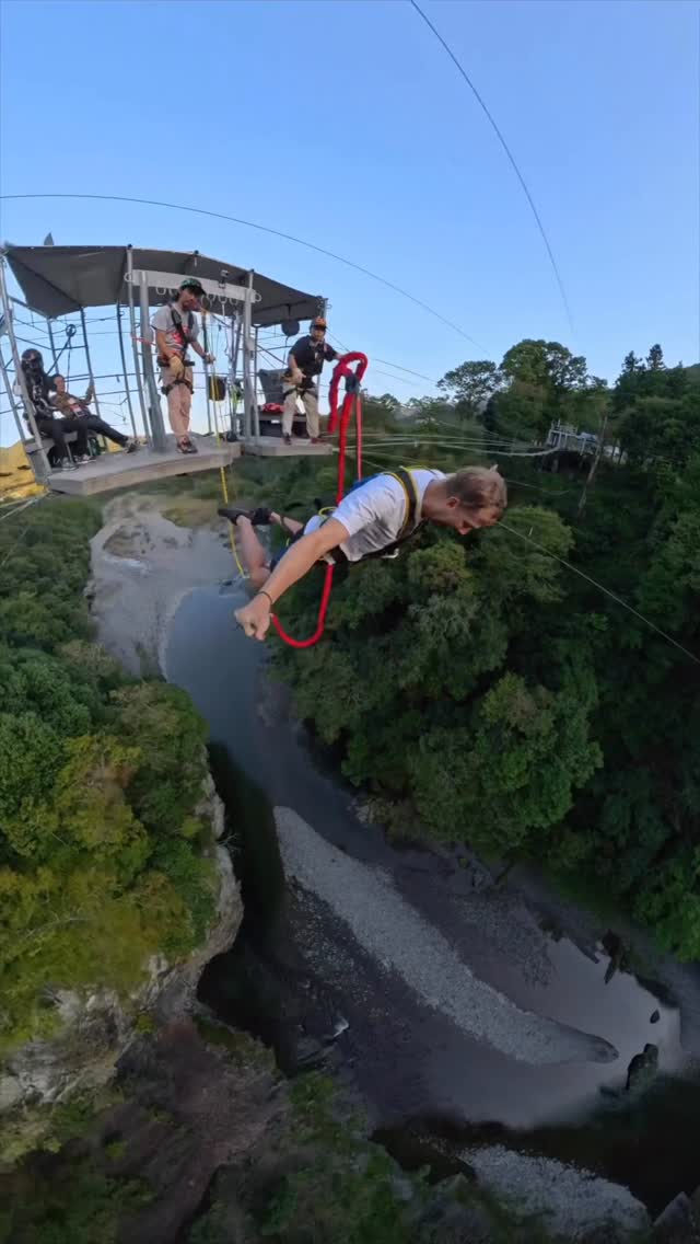 Instagram post by @jordentually for Tokyo Tokyo. Caption reads: Did you know you can go BUNGEE JUMPING from Tokyo?....