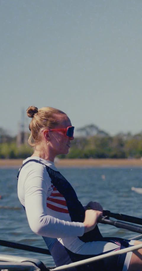 Instagram post by @usrowing for Goodr. Caption reads: goodr x USRowing IT'S TIME FOR A POWER 10. [...].