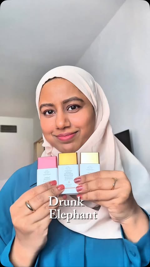 Instagram post by @essencefinds4 for Drunk Elephant. Caption reads: Obsessed with how the Drunk Elephant blush,....