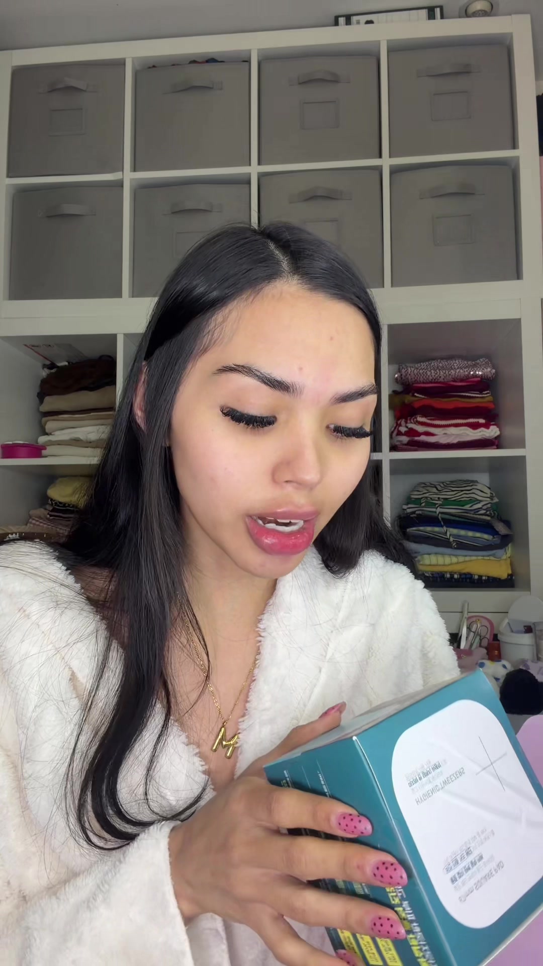 TikTok post by @michbautistaj for COSRX. Caption reads: [...] #stylekoreanamb_saehaebox   PRODUCTOS:....