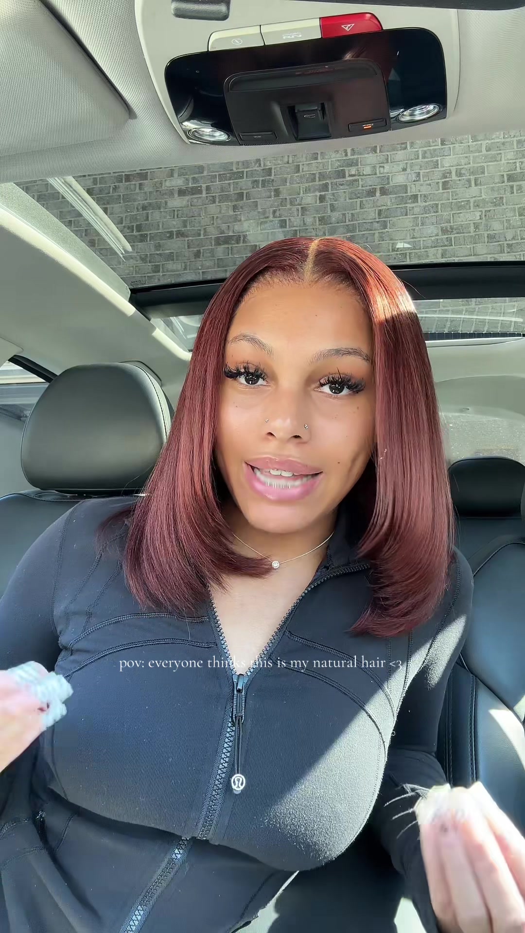 TikTok post by @_kaylahillll for iseehair. Caption reads: so gorg! Shop the Black Friday deals for this wig....
