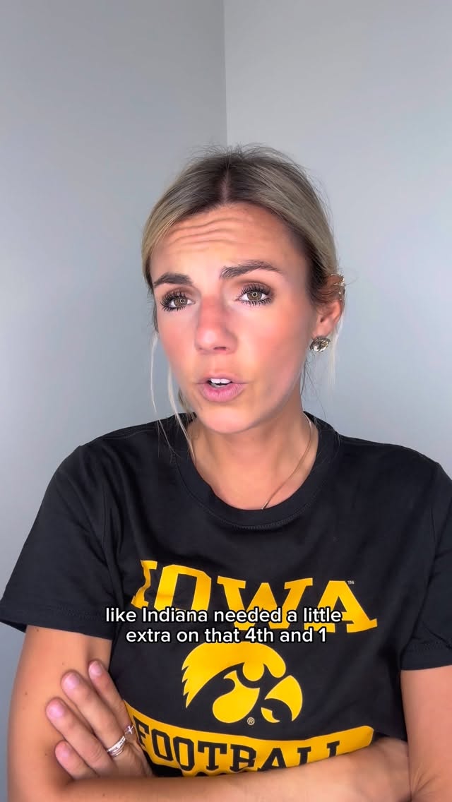 Instagram post by @annieagar5 for Abbott. Caption reads: in the Big Ten, there’s no bad blood 😂 donate....