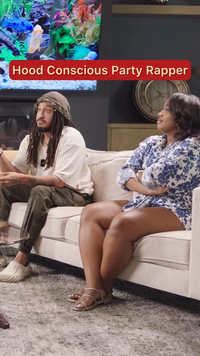 Instagram post by @kevonstagestudios for Tubi. Caption reads: My boyfriend is a hood conscious party rapper.....