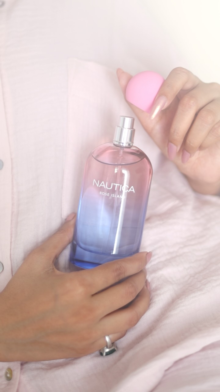 Instagram post by @the.cosmicvibe for Nautica. Caption reads: Amid the everyday chaos, discover your moments of....