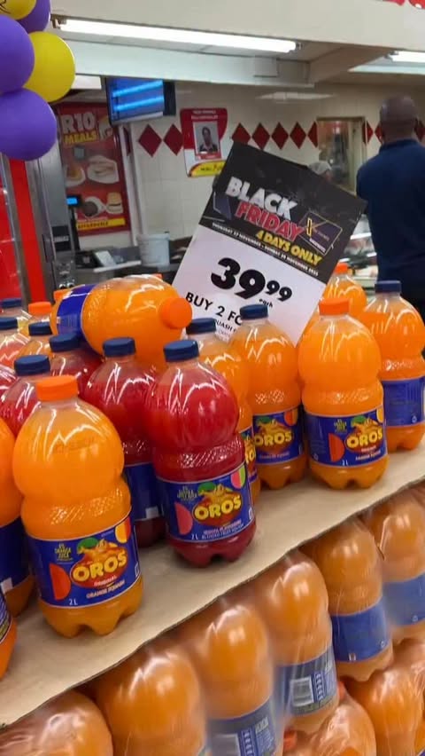 Instagram post by @_innocentiam_ for Shoprite SA. Caption reads: Black Friday at @shopritesa actually shocked me....