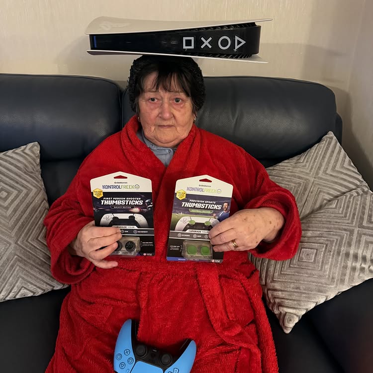 Instagram post by @thingsonmynan_ for KontrolFreek. Caption reads: [...] Weekend League Your controller needs....