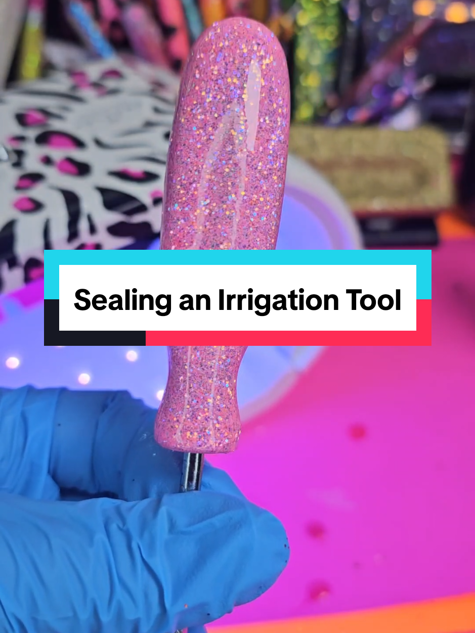 TikTok post by @mwren24 for Counter Culture DIY. Caption reads: [...] uv resin and a 360 UV lamp from Counter....