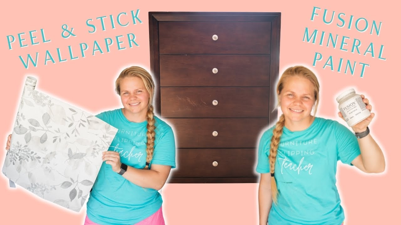 YouTube post by @FurnitureFlippingTeacher for Fusion Mineral Paint. Caption reads: Furniture Makeover w/ Fusion Mineral Paint &....