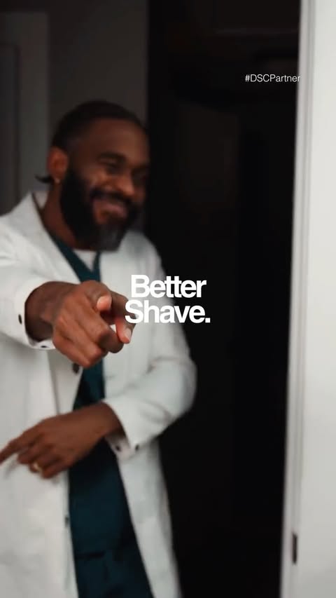 Instagram post by @doctorphabs for Dollar Shave Club. Caption reads: [...] it comes to shaving, I stick with....