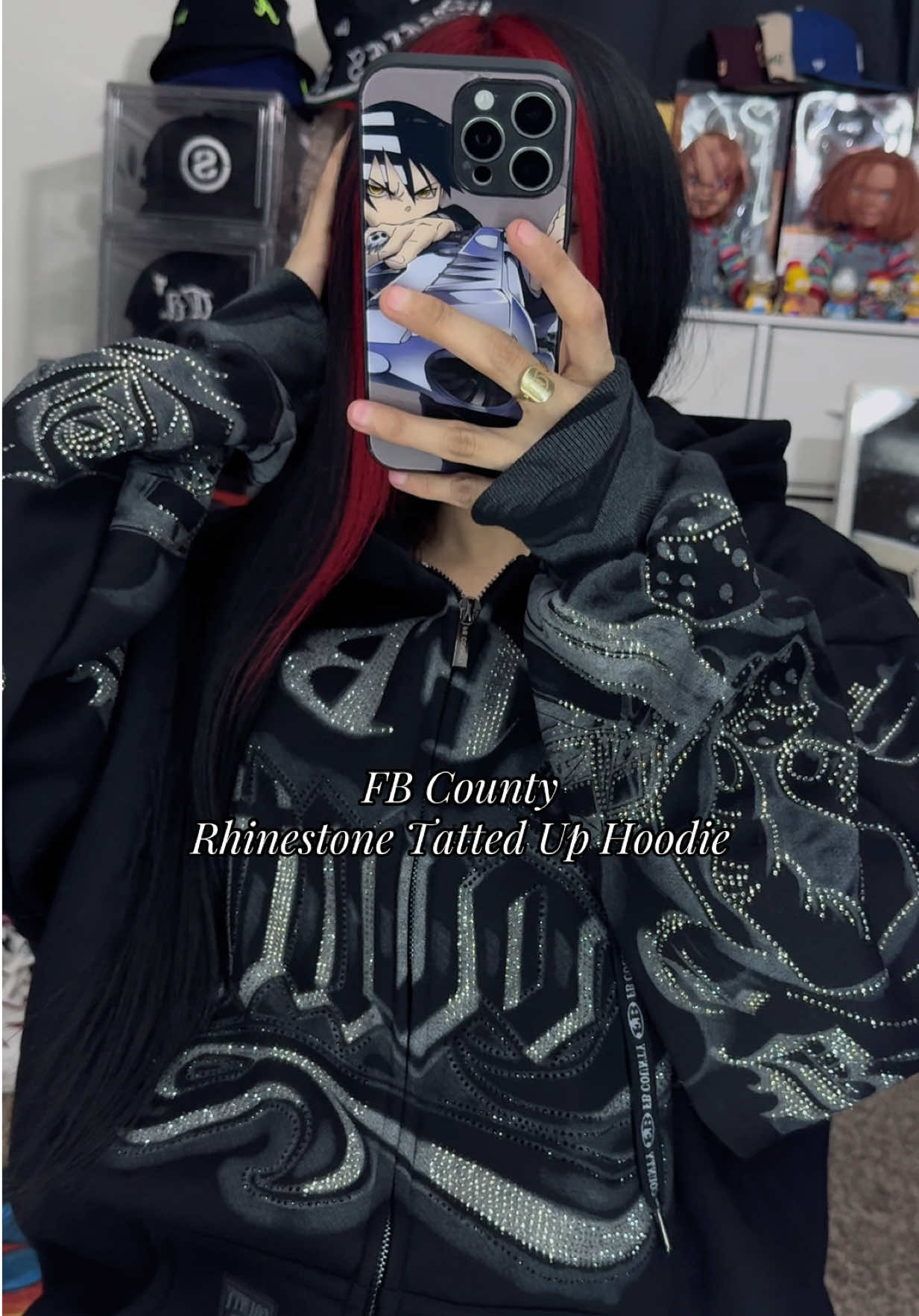 TikTok post by @paoo_xo for FB COUNTY CLOTHING. Caption reads: [...] ✨@FB County #fyp #fypage #fbcounty....