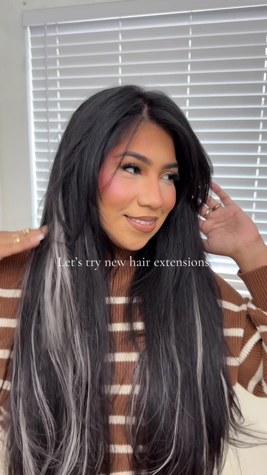 TikTok post by @soyybrendaa for Moresoo Hair. Caption reads: #moresoohair What do you think of this color? 🙈....