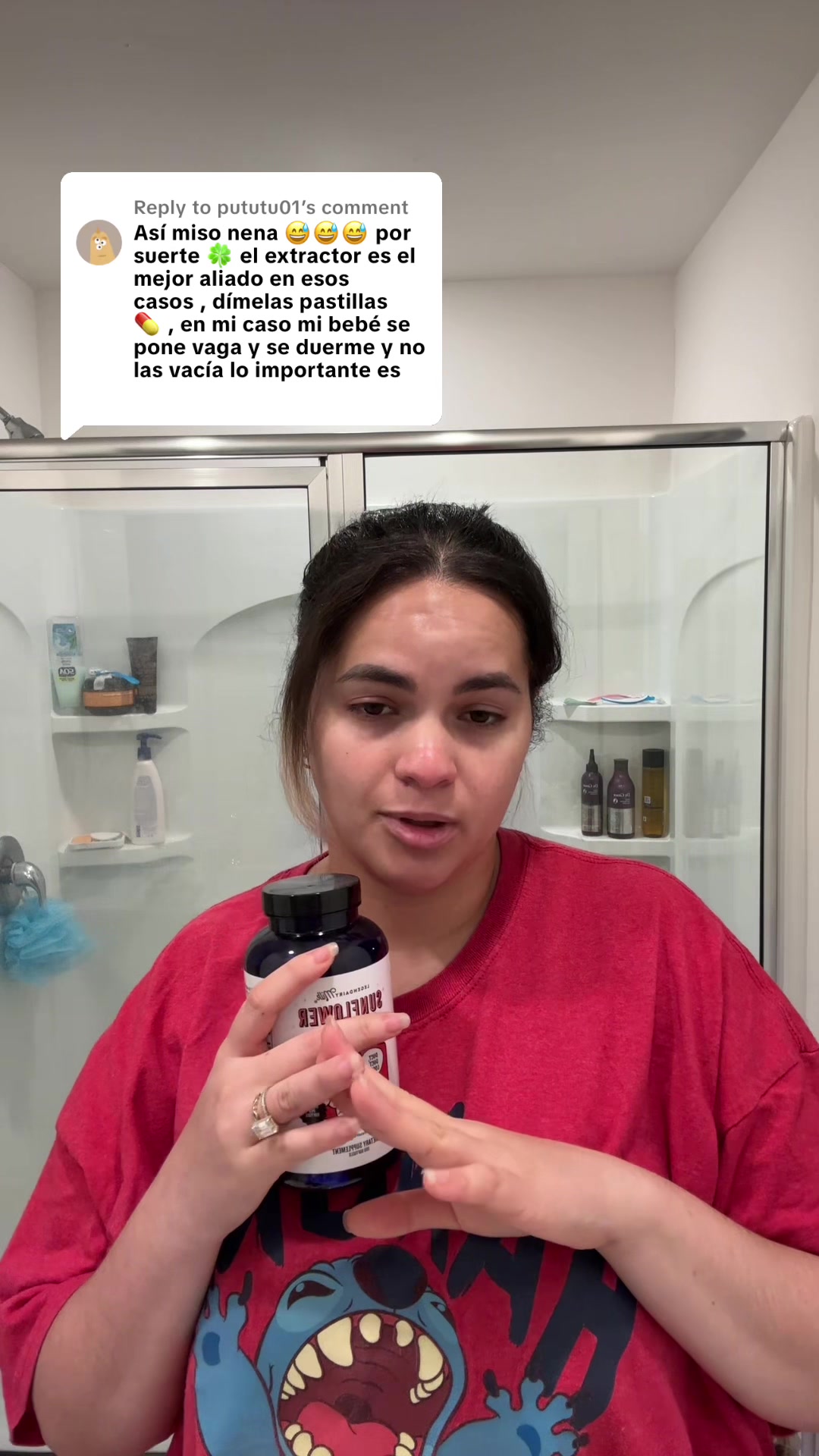 TikTok post by @claydis for Legendairy Milk. Caption reads: Replying to @pututu01 @Legendairy Milk 🙌🏻.