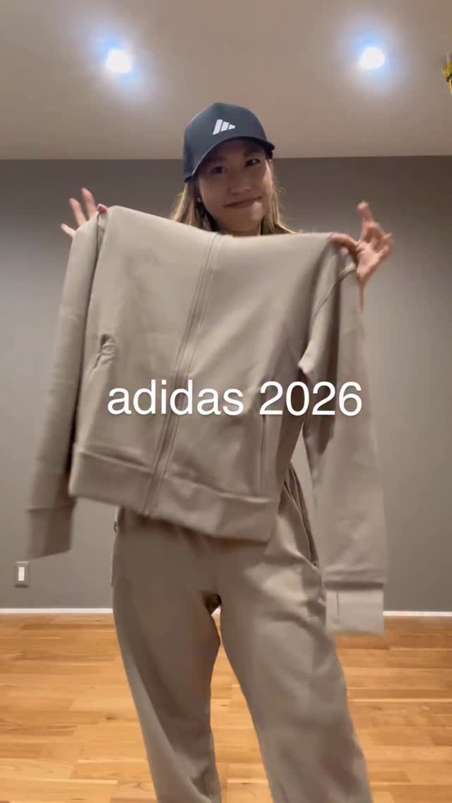 Instagram post by @chie.n_n.i for LES MILLS. Caption reads: [...] #adidasLesMills #adidas #PR #2026 Thank you....