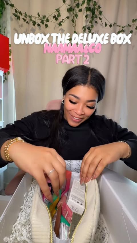 Instagram post by @queenz_shaii for Glow Recipe. Caption reads: Part 2 ✨ Naamaa & Co really spoiled me with these....