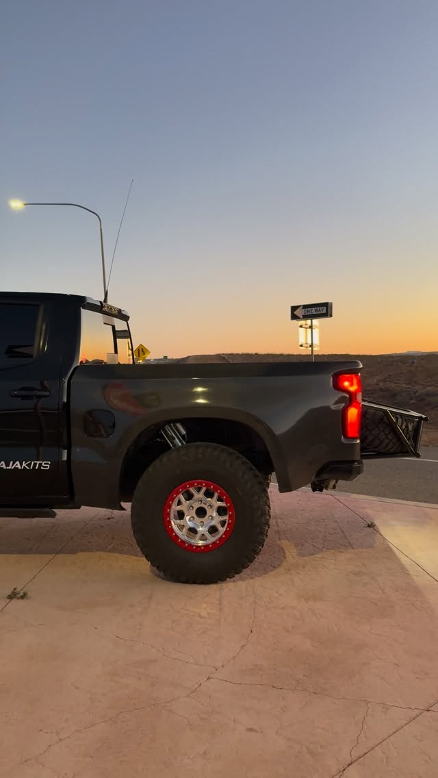 Instagram post by @ryan.prosser42 for BFGoodrich Tires. Caption reads: Love the way this truck is coming together! 🔥 Got....