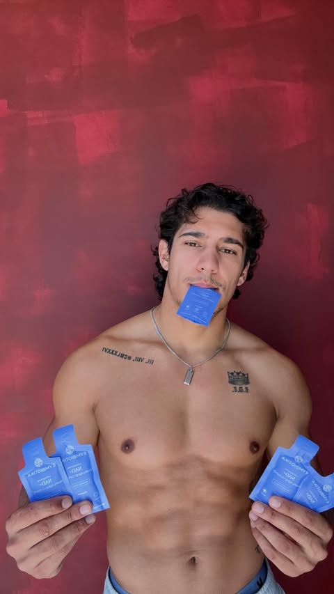 Instagram post by @gabrielianrobles for Cymbiotika. Caption reads: [...] in my future self with @cymbiotika liposmal....