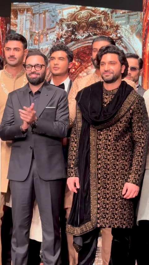 Instagram post by @humtvpakistanofficial for Edenrobe. Caption reads: Edenrobe Ceremonial — a refined expression of....