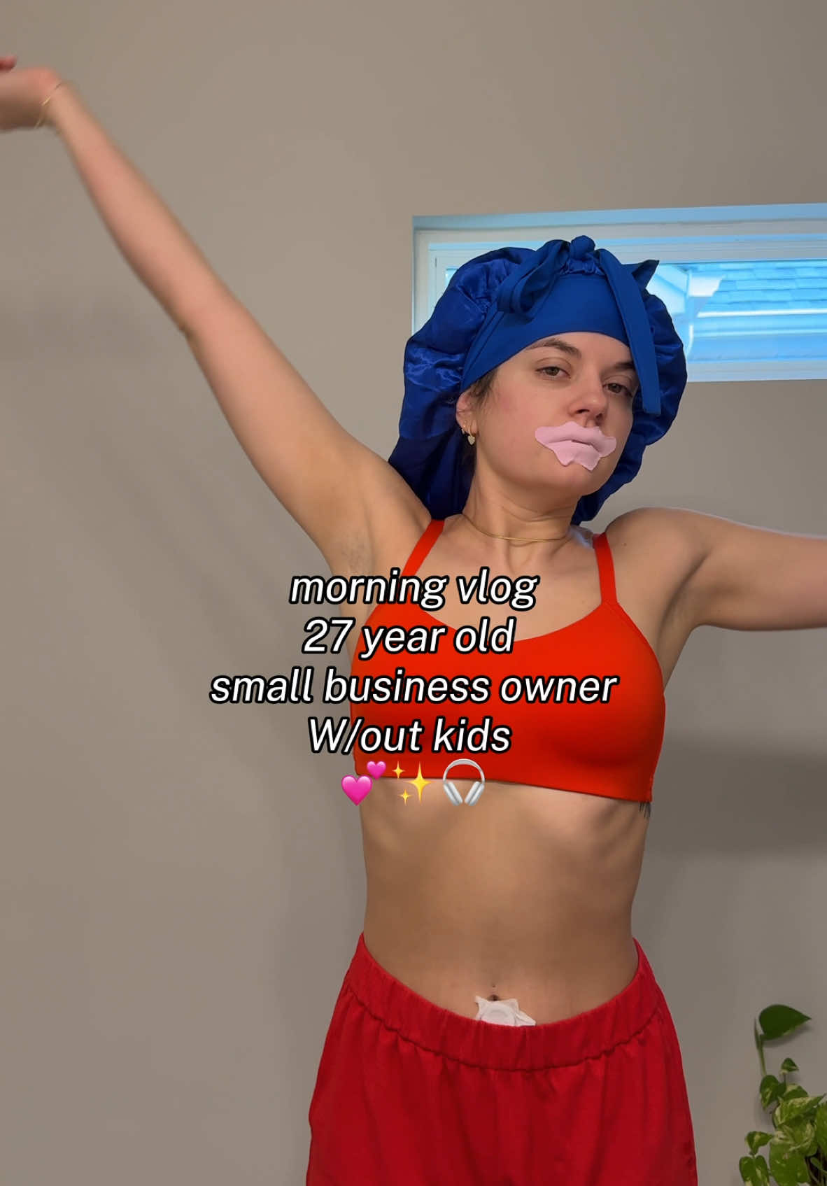 TikTok post by @cori_rae for TLF Apparel. Caption reads: [...] #vlog #wellness  @BioBabe @Solawave....