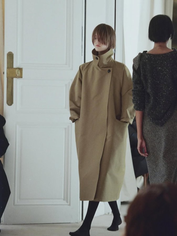 Instagram post by @therowcollection for The Row. Caption reads: Winter 2025.