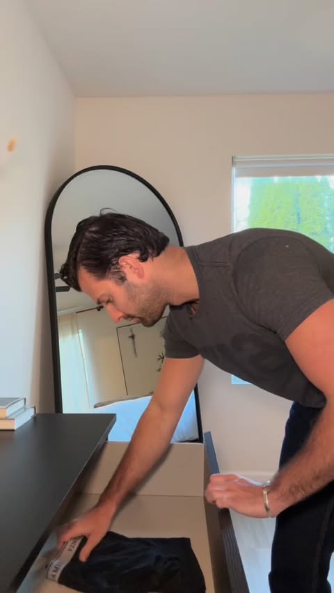 Instagram post by @alexvangurp for SAXX Underwear. Caption reads: [...] upgrade this holiday season with....