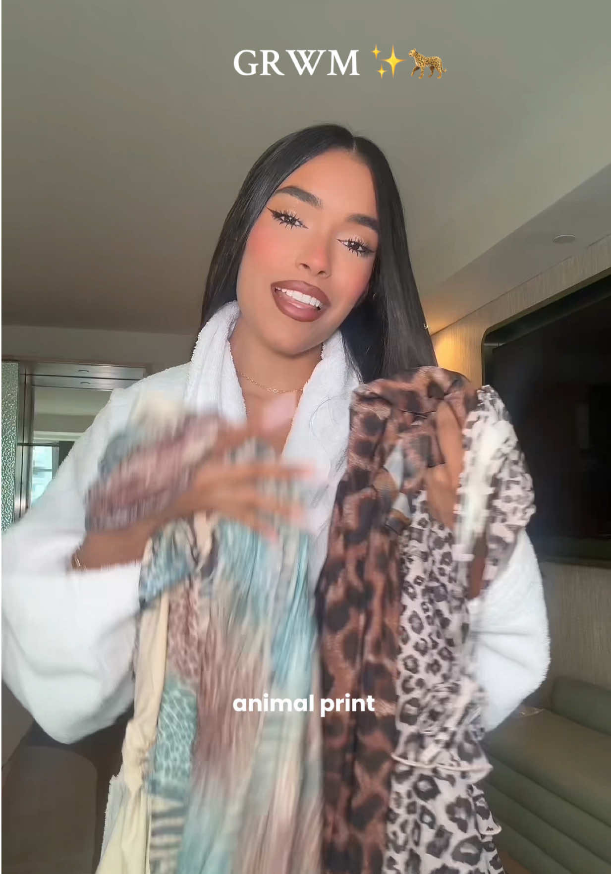 TikTok post by @esmarianacruz for Grande Cosmetics. Caption reads: Díganme qué hice la election corrects 🥹💗 dinner....